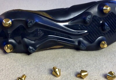 Single Replacement *Gold* Adidas SG Soccer Conical Metal Stud