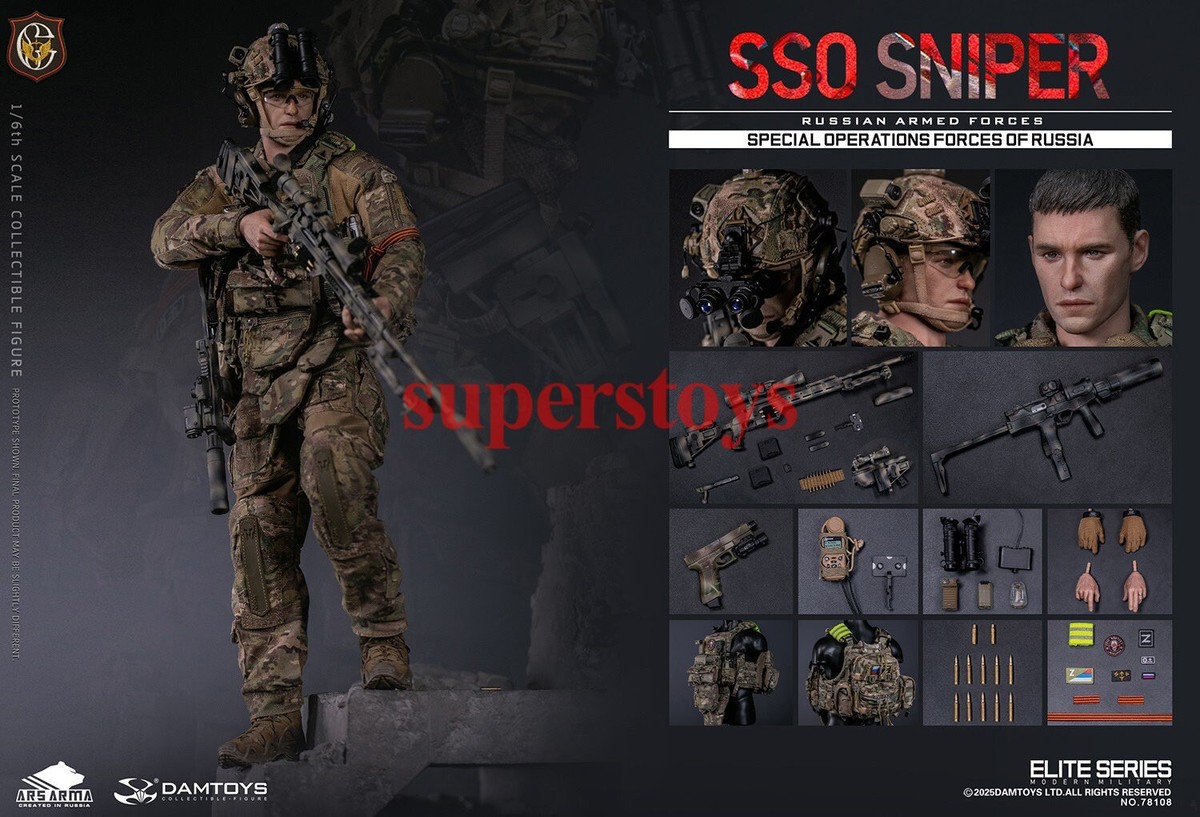 Presale DAMTOYS 78108 1/6 Special Operations Forces of Russia SSO