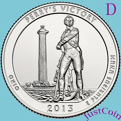 2013-D PERRY'S VICTORY MEMORIAL (OHIO) QUARTER UNCIRCULATED FROM