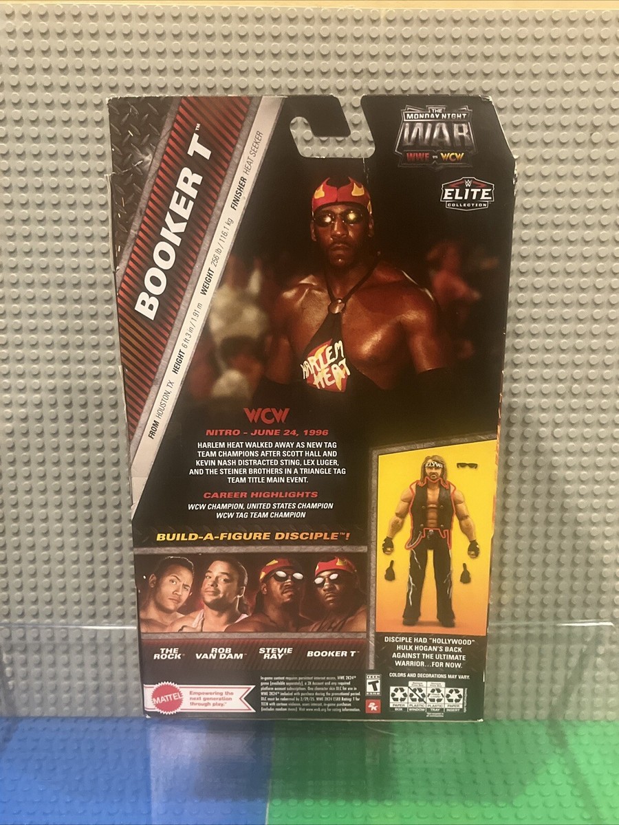 WWE Elite BOOKER T Harlem Heat Monday Night War WCW Nitro Mattel