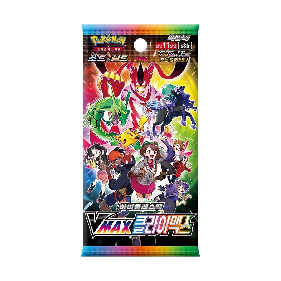 Pokemon Card VMAX Climax s8b Factory SEALED NEW Korean High Class