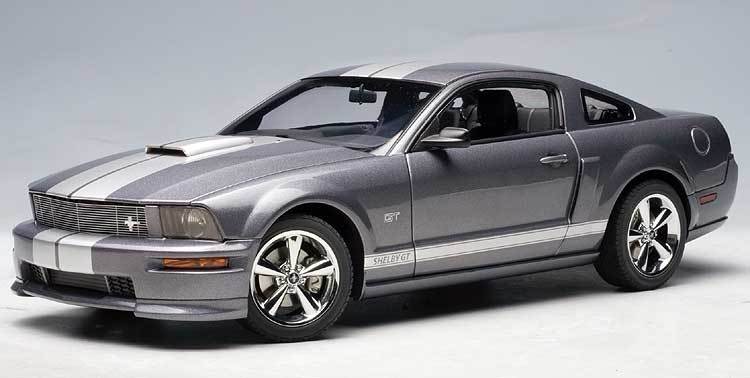 2007 FORD MUSTANG SHELBY GT APPEARANCE PACKAGE TUNGSTEN GRAY 1:18