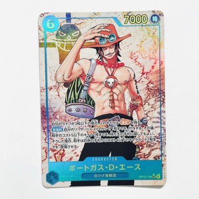 Portgas D. Ace OP13-119 SEC Alt Art Parallel One Piece Card Game
