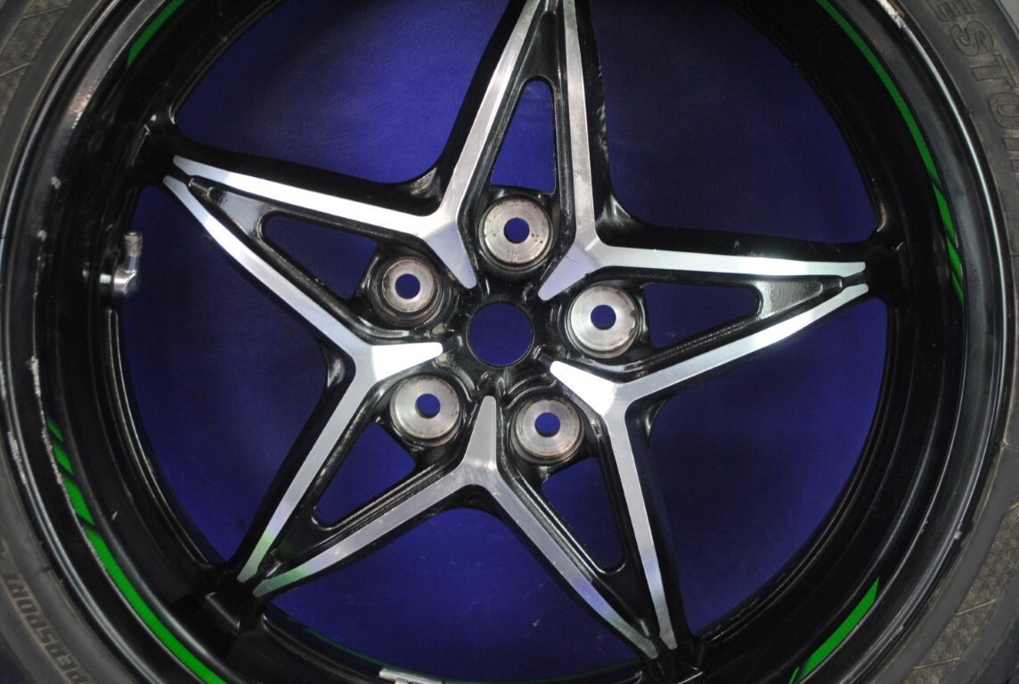 2018 Kawasaki Ninja H2 ZX1002 SX SE Straight Rear Wheel Rim 17x6