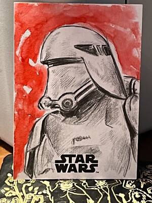 Topps Star Wars Sketch Card First Order Trooper | eBay