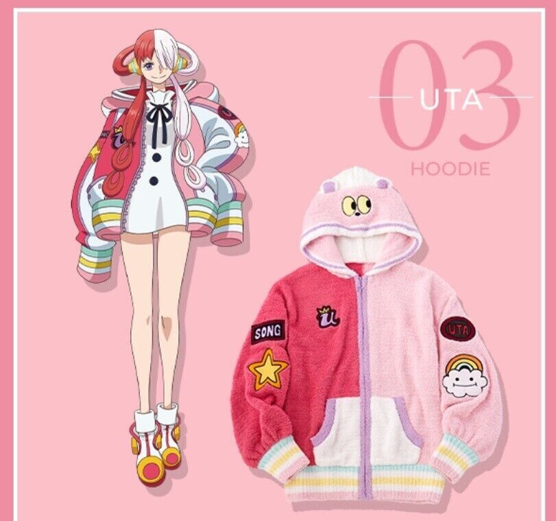 ONE PIECE FILM RED × PEACH JOHN Hoodie UTA Cosplay Clothing Anime