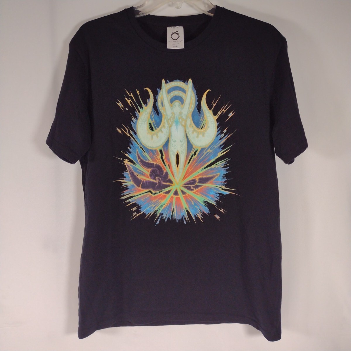 Japan size XL FINAL FANTASY XIV 14 FFXIV T-shirt Hydaelyn Kick