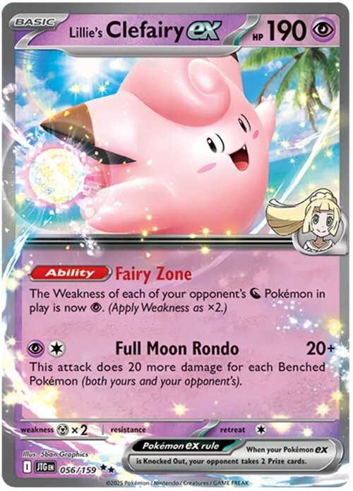 Lillie's Clefairy ex (Journey Together 056/159) - Double Rare | eBay