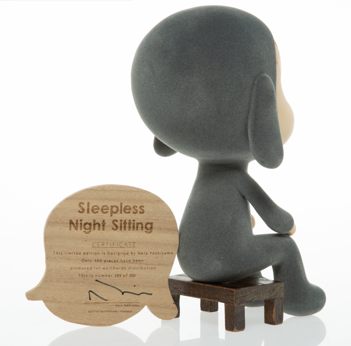 YOSHITOMO NARA 2007 Sleepless Night Sitting ART SCULPTURE Limited