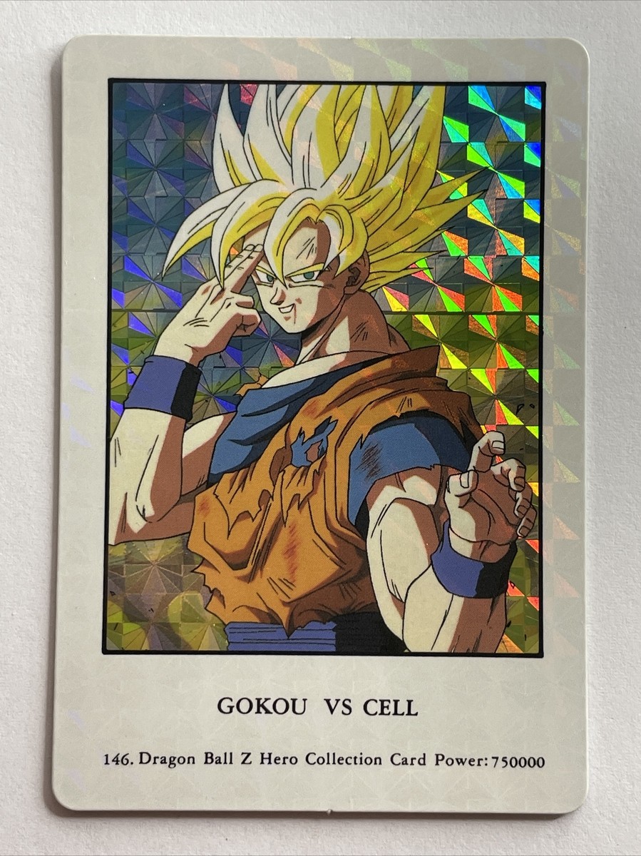 Gokou vs Cell Dragon Ball Z Hero Collection Prism Foil #146 | eBay