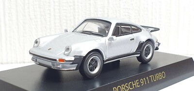 1/64 Kyosho PORSCHE 911 TURBO 930 SILVER diecast car model | eBay