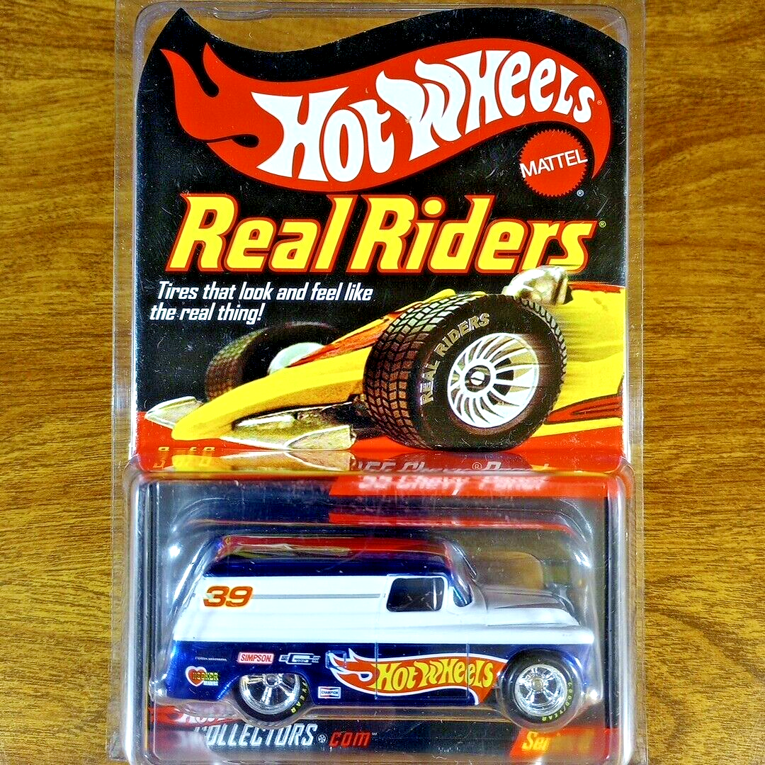 Hot Wheels RLC Real Riders '55 Chevy Panel 4099/11000 Blue White