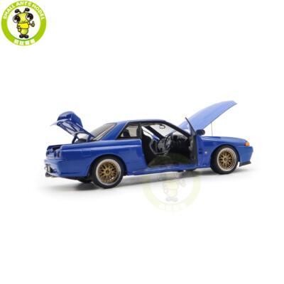 1/18 Nissan Skyline GT-R R32 V-SPEC II Autoart 77415 Blue Diecast