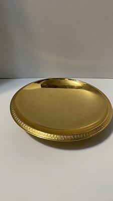 Vintage Wolff Germany Feingold Auflage 1969 24k Gold Plated Footed