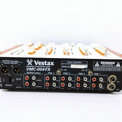 希少 Vestax VMC-004FX DJミキサー 純正アダプター付き 希少 Vestax