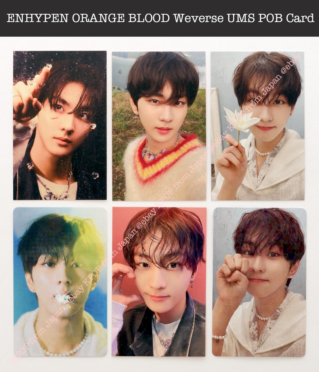 ENHYPEN ORANGE BLOOD Weverse UMS Japan POB Lucky draw Official