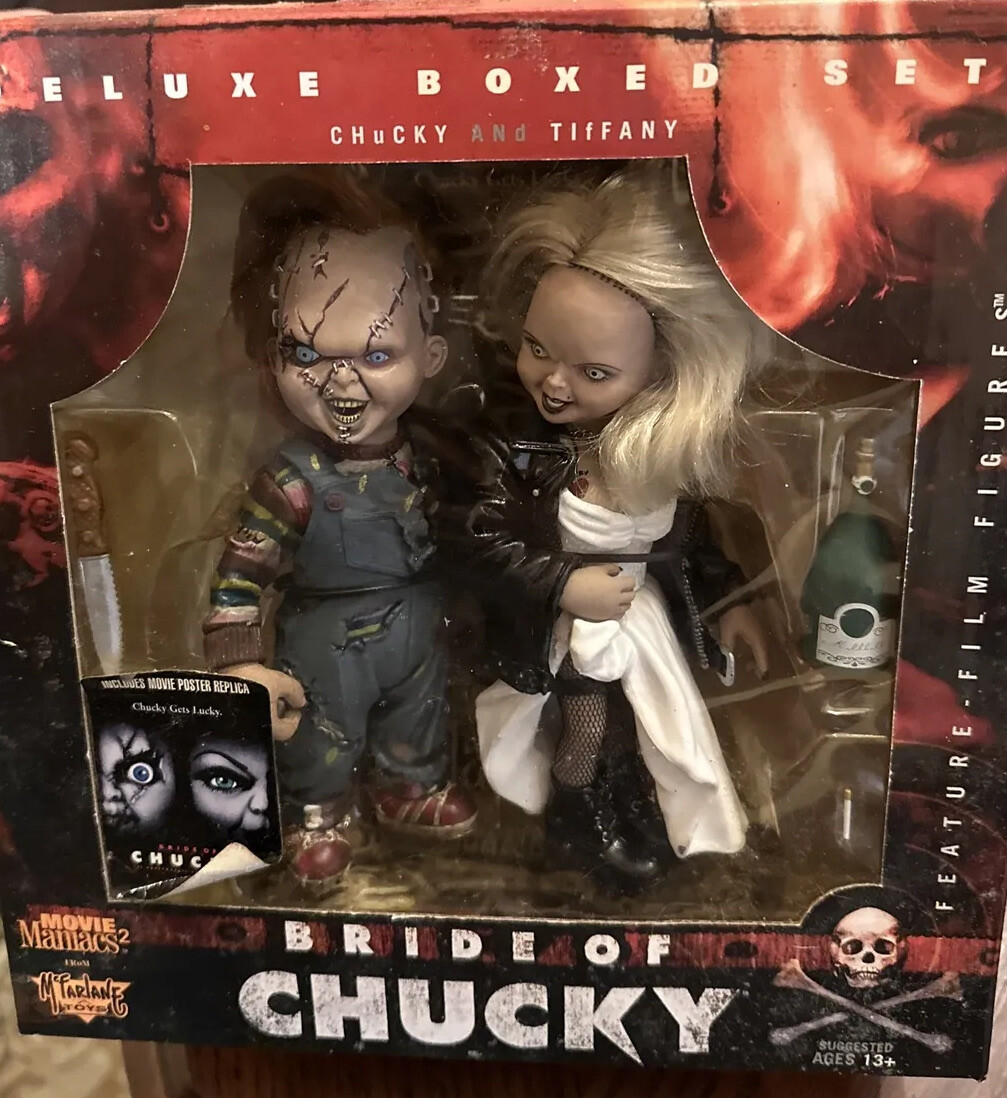 Bride of Chucky Deluxe Box Set. McFarlane Movie Maniacs 2. New In