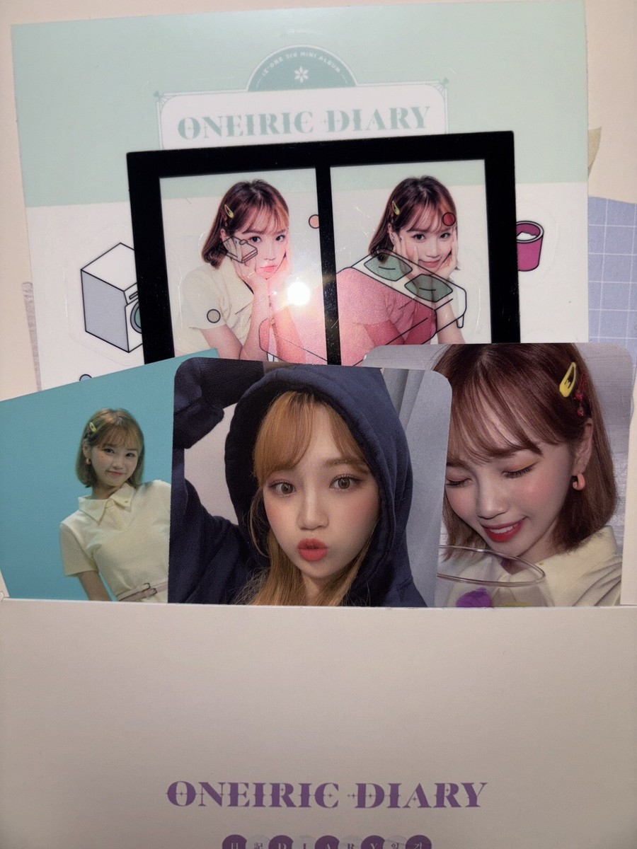 IZ*ONE [Oneiric Diary] Kim Chaewon Autographed Signed Album Both
