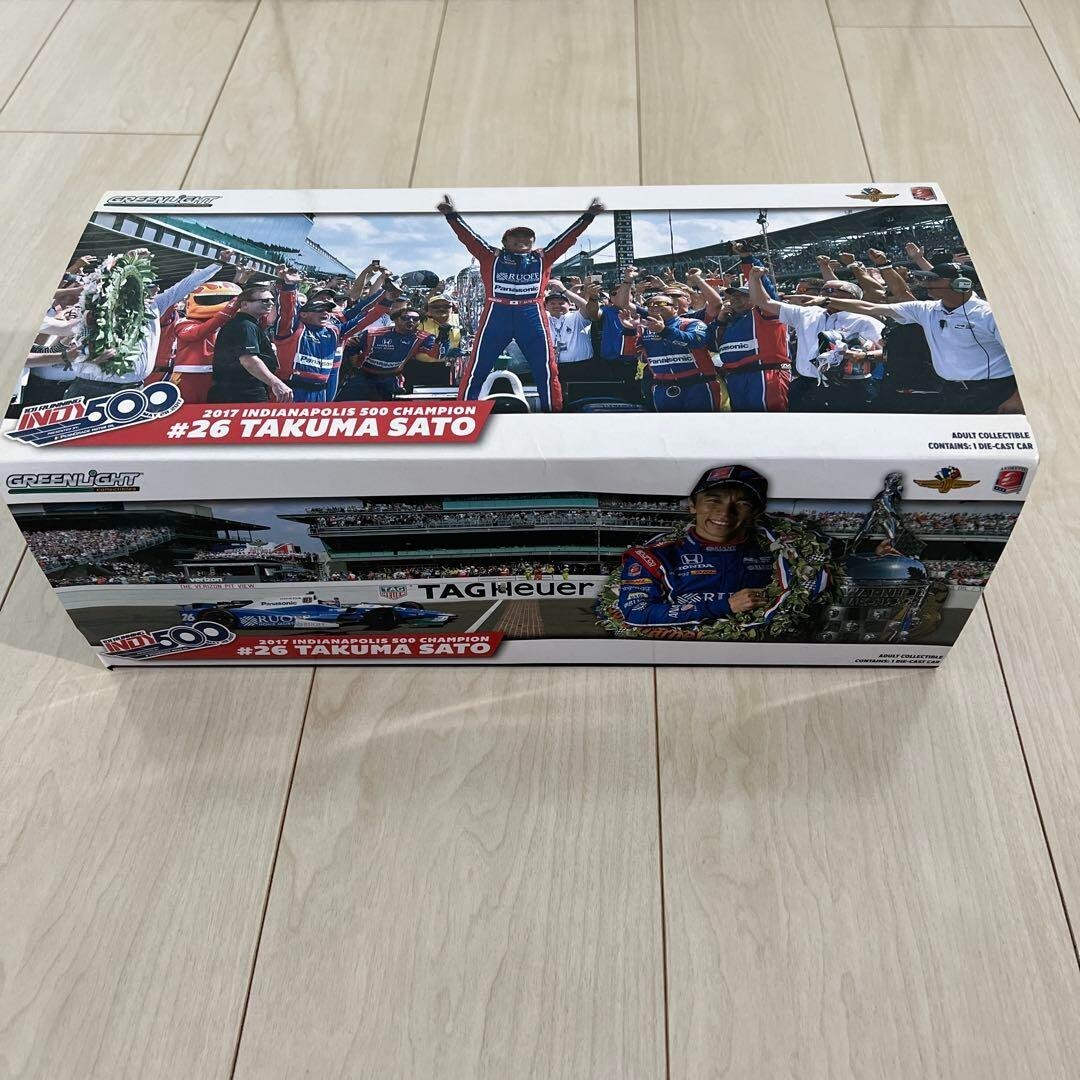 GREENLIGHT #26 TAKUMA SATO 2017 INDIANAPOLIS 500 CHAMPION | eBay