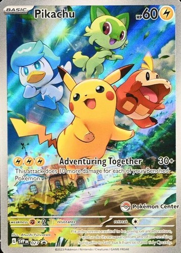 CGC 10 GEM MINT Pikachu Scarlet & Violet JAPANESE Promo 001/SV-P