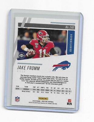 2020 Panini Prestige - Rookies Jake Fromm #246 Xtra Points Green