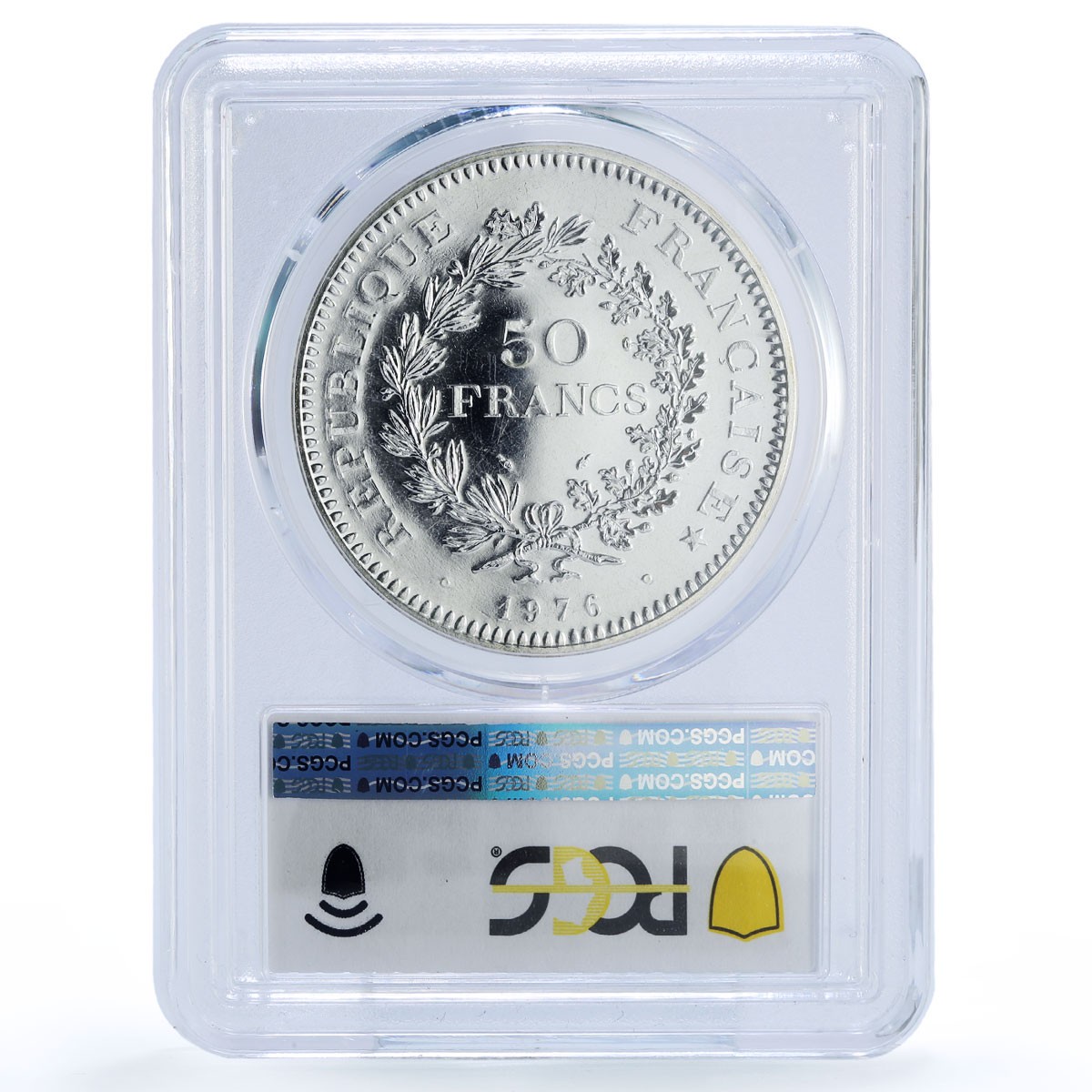 France 50 francs Hercules Gad-882 F-427 KM-941 MS 67 PCGS silver