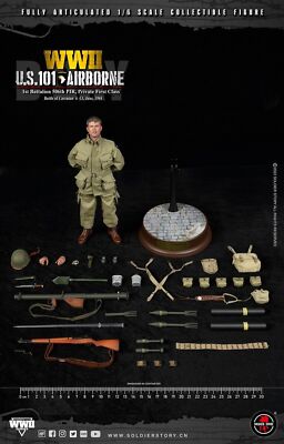 SOLDIER STORY WWII US 101st Airborne DIV. Private First Class 1/6