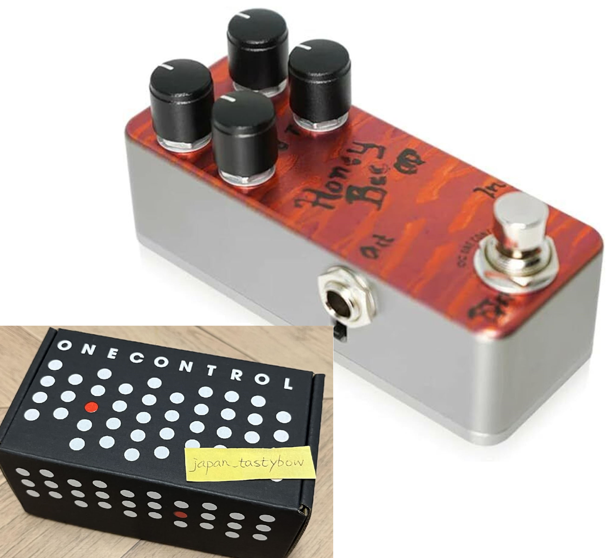 One Control Honey Bee OD 4K Mini Custom Guitar effects pedal Made