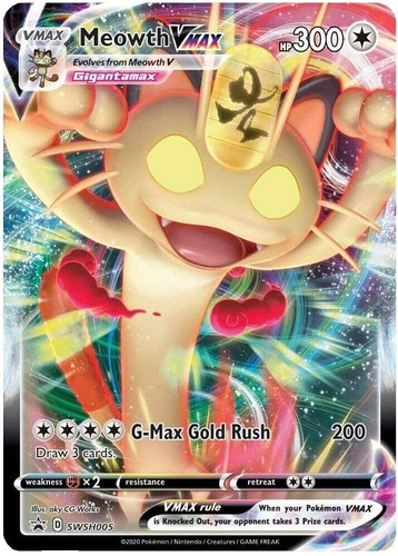 PSA 10 Meowth AR 192/SV-P Starter Deck Generations Promo Pokemon