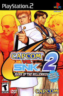 Capcom Vs SNK 2 Mark Of The Millennium PS2 BOX ART POSTER MADE IN
