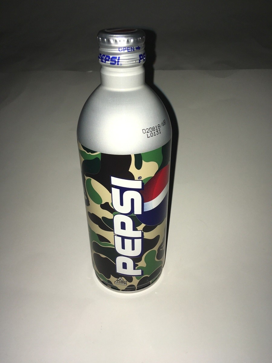 Bape X Pepsi 2001 RARE Full Sealed A Bathing Ape Soda From Nigo