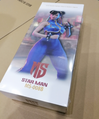 1/6 STAR MAN MS-008B Female Fighter Chunli Figure Tight Jumpsuit