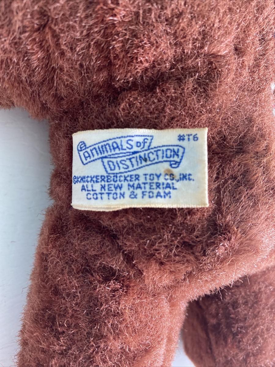 Vintage Knickerbocker 11” Teddy Bear Musical Works Plush Animals