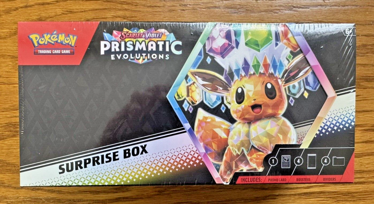 Prismatic Evolutions Surprise Box! New, Sealed Pokemon TCG Eevee
