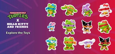 2025 McDONALD'S Hello Kitty Teenage Mutant Ninja Turtles HAPPY