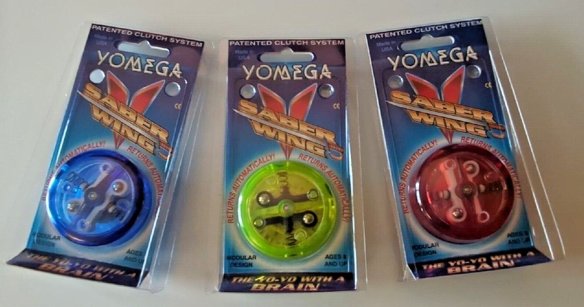 90s Yomega yo-yo Brain Saber Wing Sealed! Choice of colors! Red