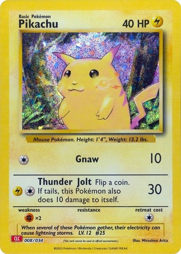 PSA 10 Pikachu 008/032 CLL Pokemon Card Classic Japanese Gem Mint