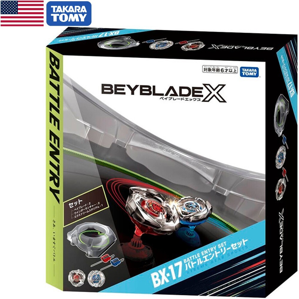 TAKARA TOMY Beyblade X 'Battle Entry Set' w/ Stadium BX-17 - USA