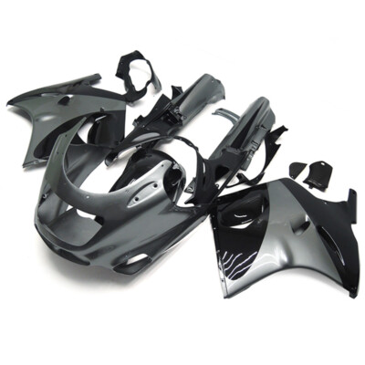 Silver Black Fairing For Kawasaki 1993-2003 94 95 ZZR1100 ZX11