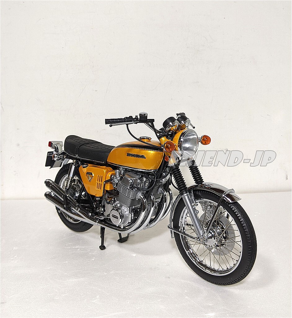 ミニチャンプス 1/6 HONDA CB750 ゴールドミニカーバイク模型