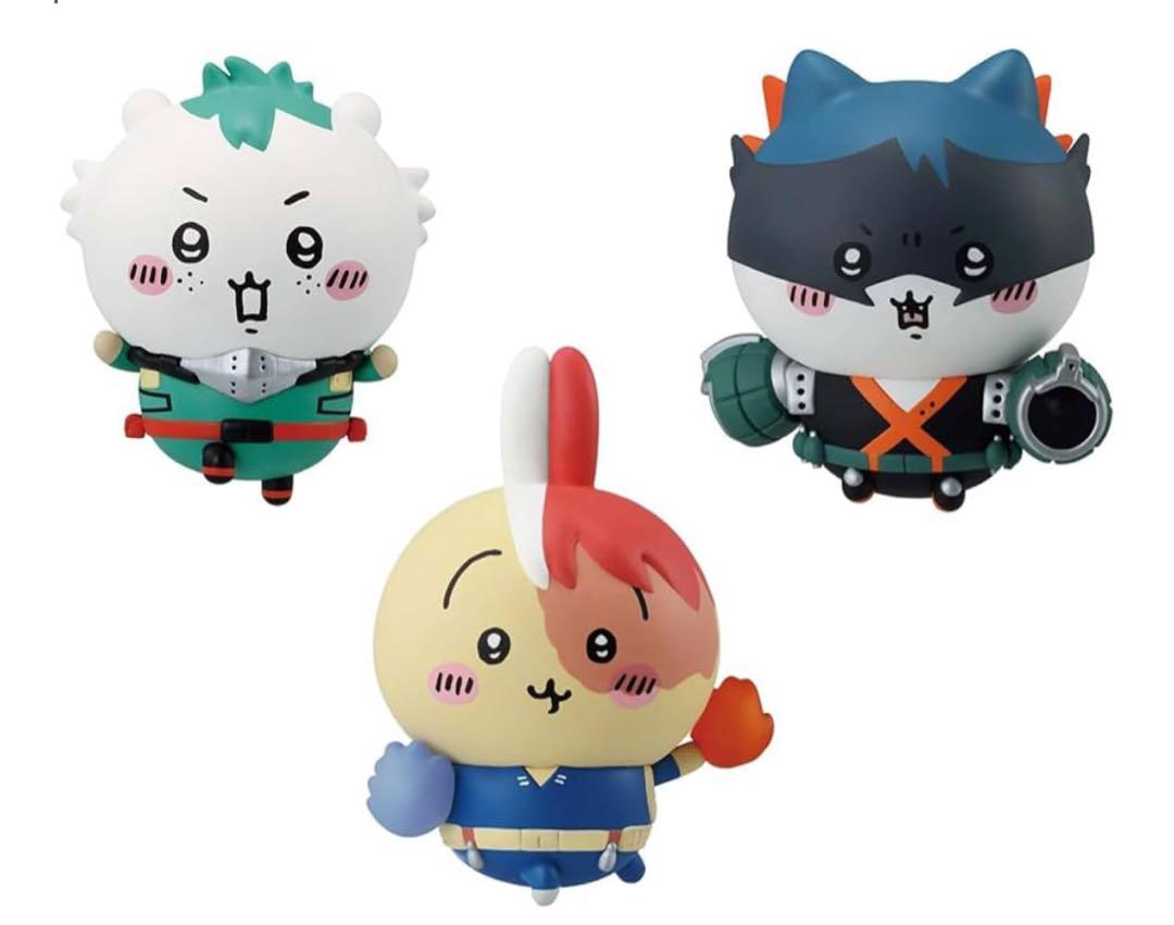 My Hero Academia x Chiikawa Mini Figure Mascot Set Midoriya Bakugo