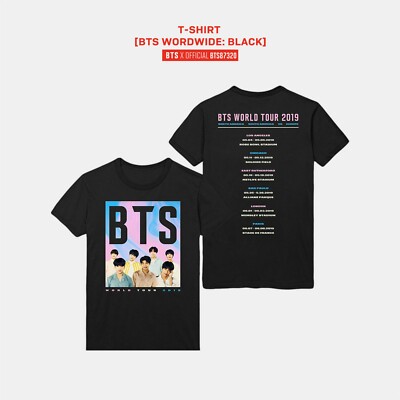BTS WORLD TOUR SPEAK YOURSELF OFFICIAL GOODS T-SHIRT BTS WORLDWIDE