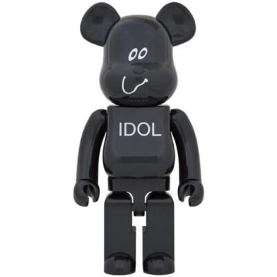 Figure Medicom Toy Be@rbrick 1000% Bish Idol Bearbrick Black | eBay