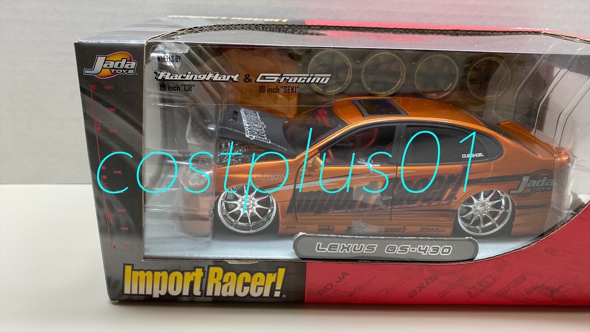 JADA IMPORT RACER LEXUS GS430 WITH EXTRA WHEELS 1:24 COPPER | eBay