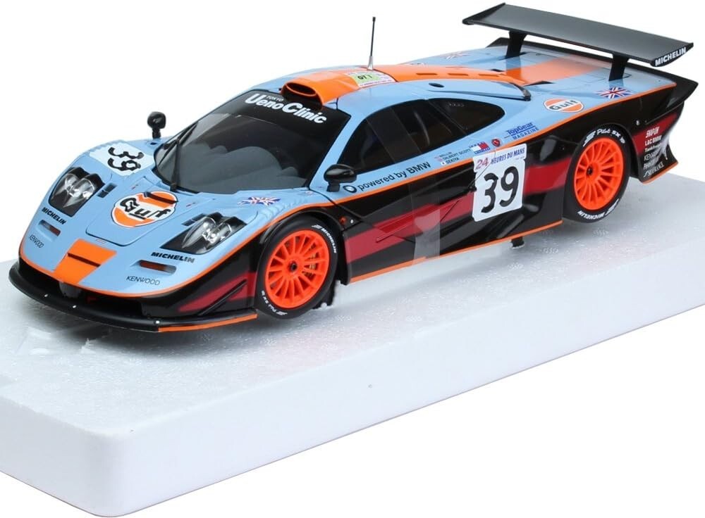 Kyosho 1/18 McLaren F1 GTR No.39 Gulf Racing Le Mans 1997 RC Model