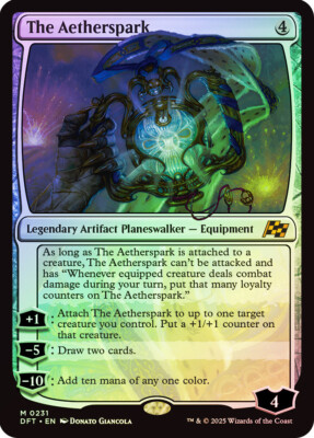 MTG FOIL The Aetherspark - Aetherdrift #231 | eBay