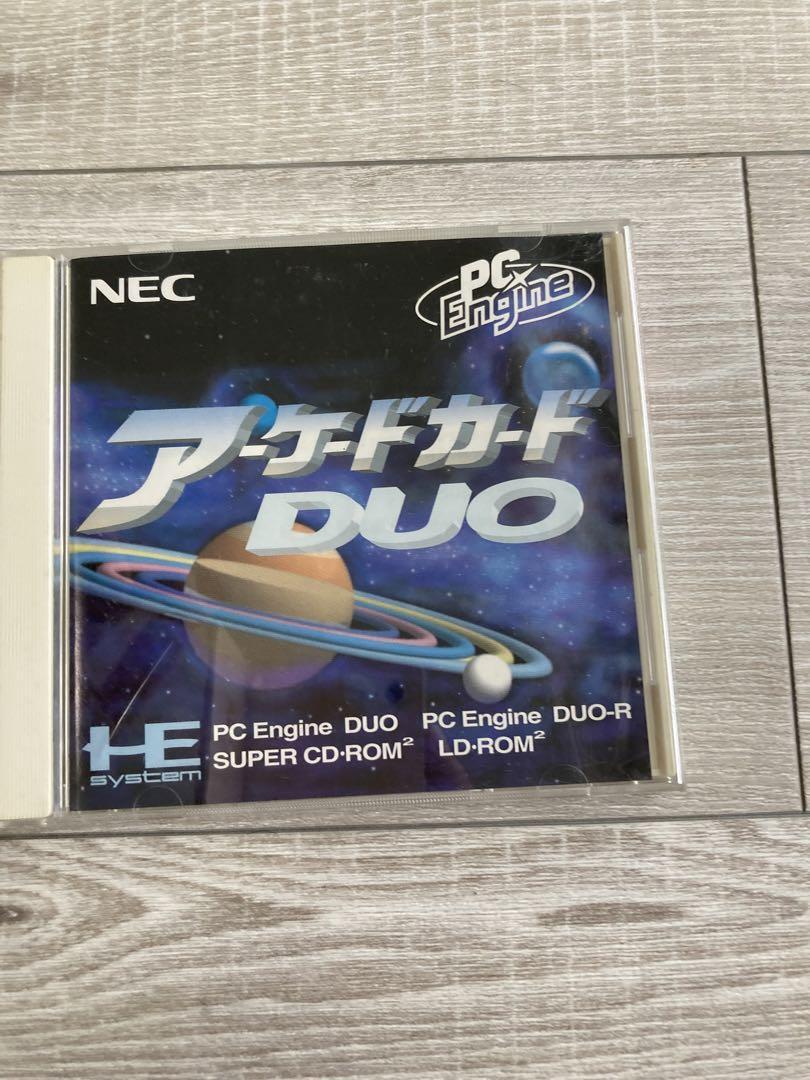 PC Engine Arcade Card Duo Super CD ROM PCE-AC1 HE System Hu Card