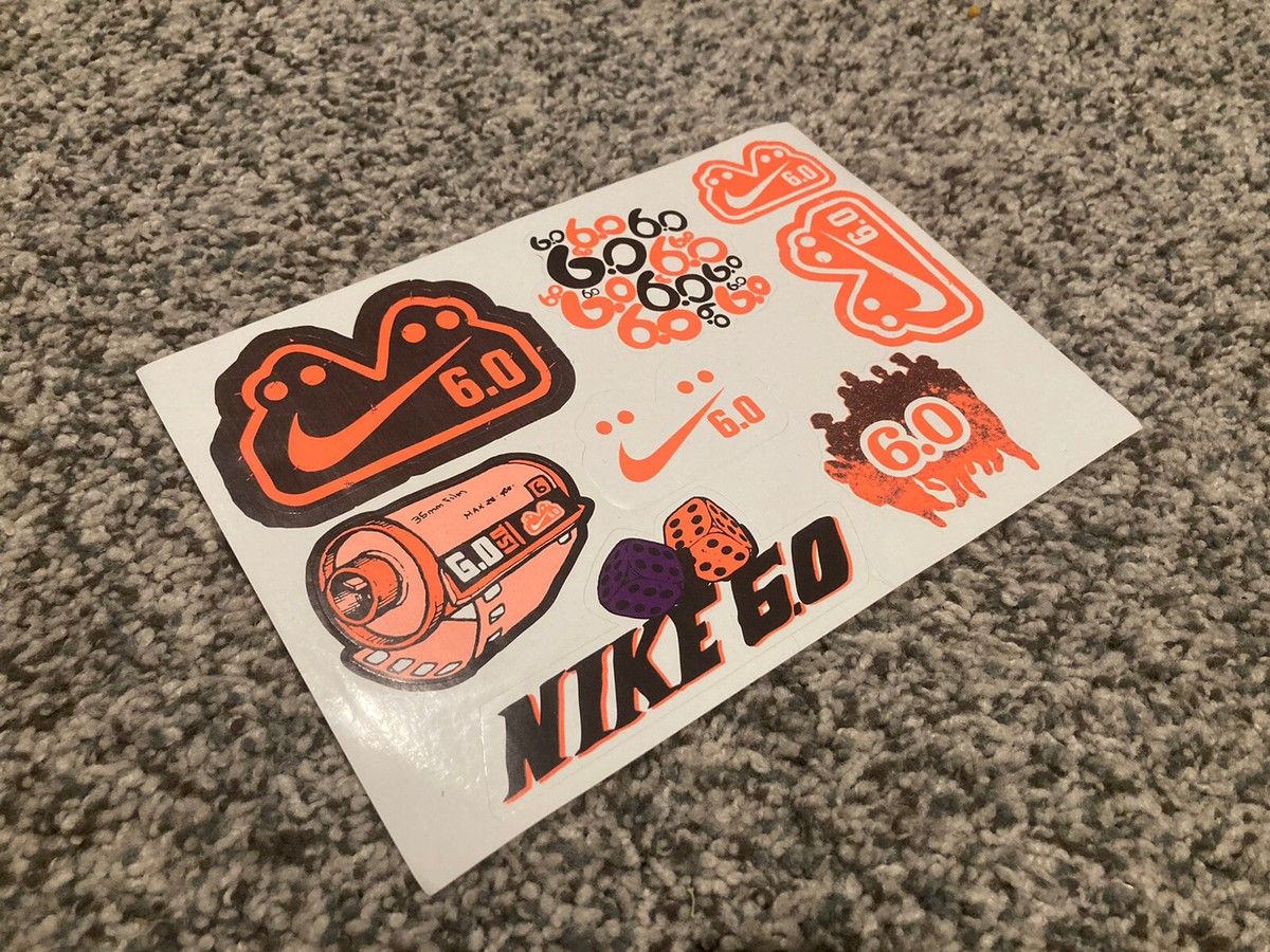 Rare Vintage Nike 6.0 Stickers | eBay