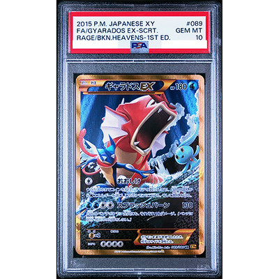 PSA 10 Gyarados ex 089/080 UR 1st ED XY Broken Heaven Pokemon Card