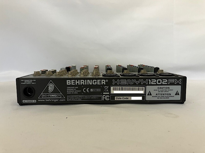 Behringer XENYX 1202FX 12 CH Mixer with Effects | 3-Band Equalizer